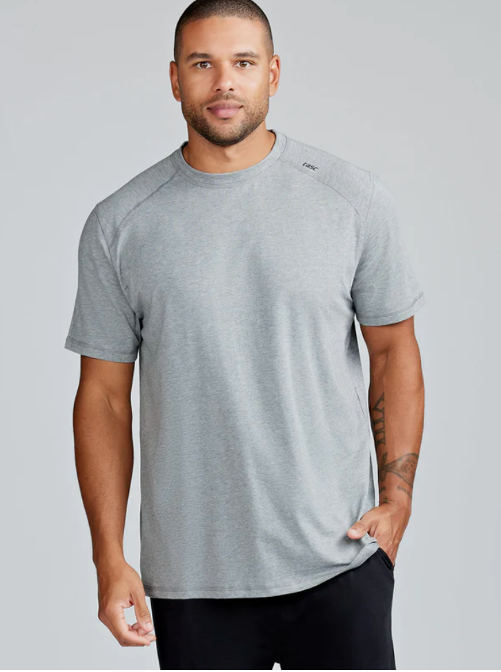 Tasc Carrollton Fitness Tee - Heather Gray