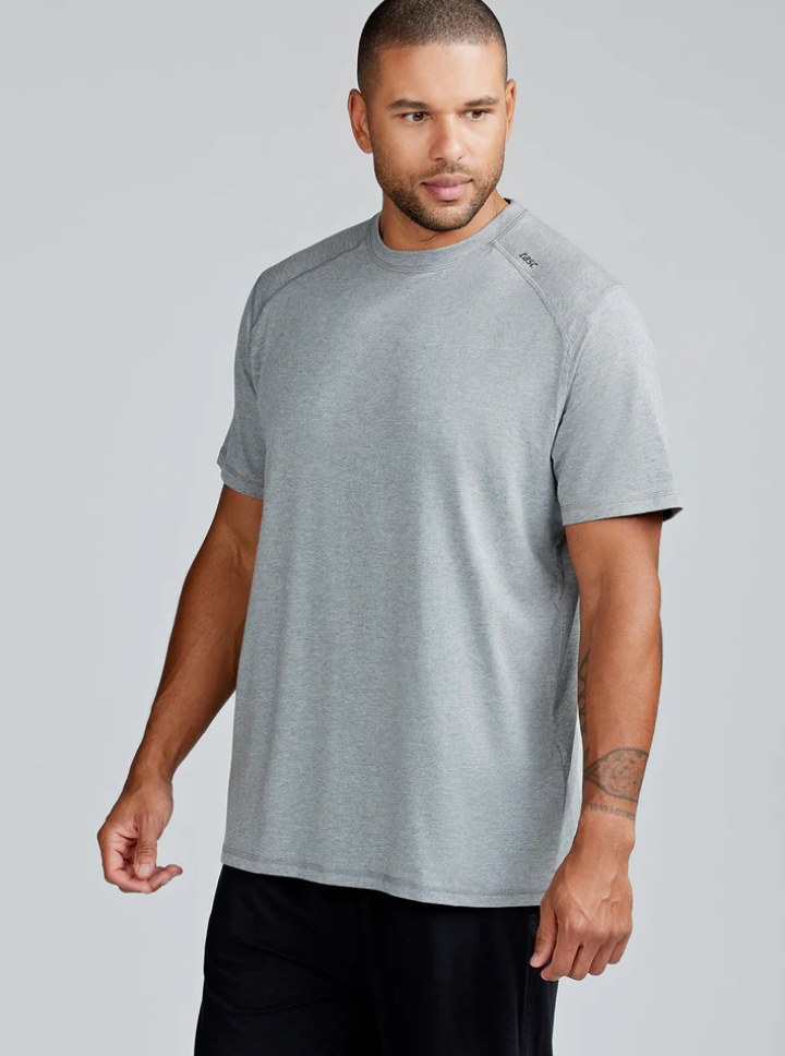 Tasc Carrollton Fitness Tee - Heather Gray