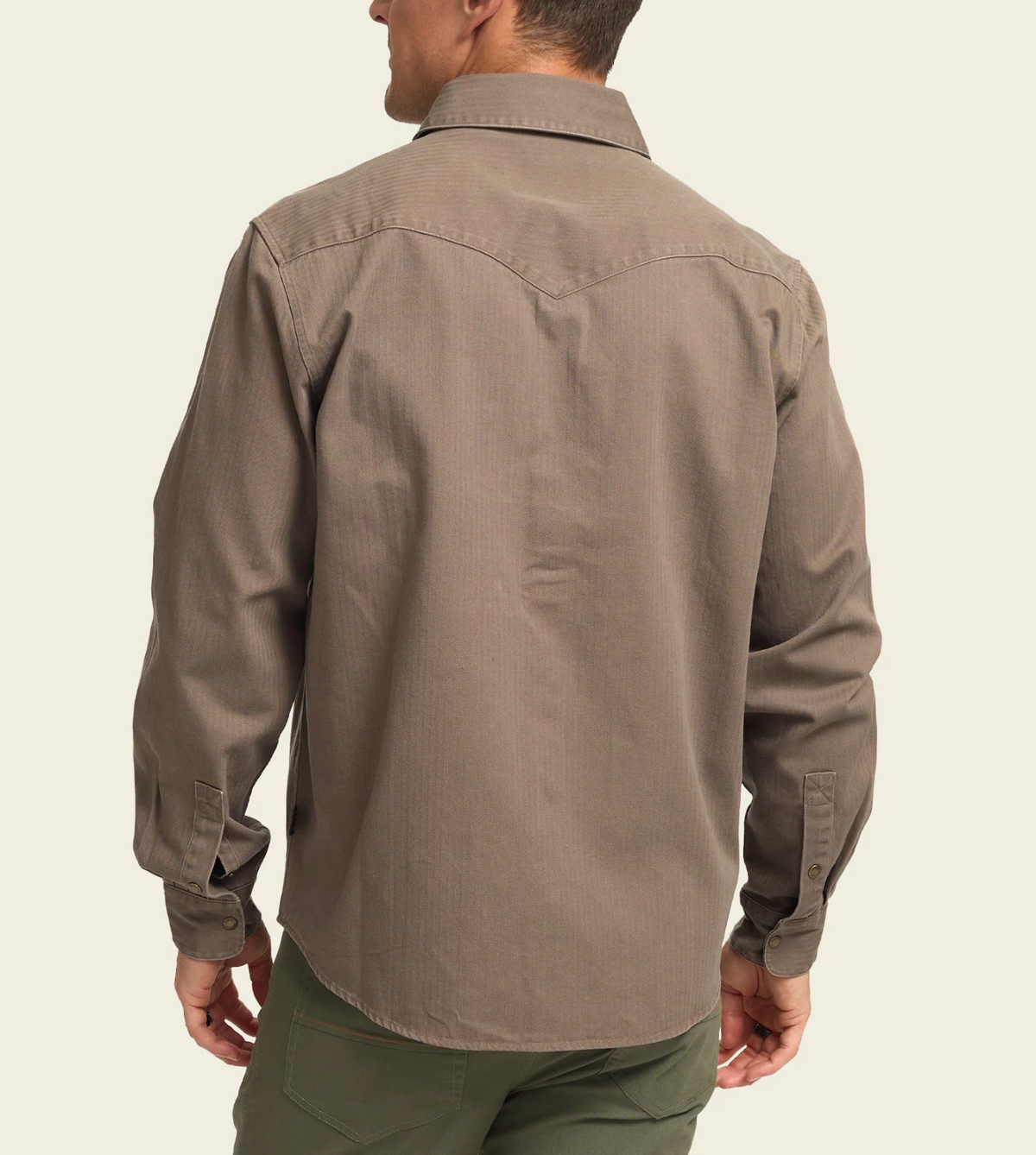 Howler Bros Sawhorse Work Shirt - Taupe