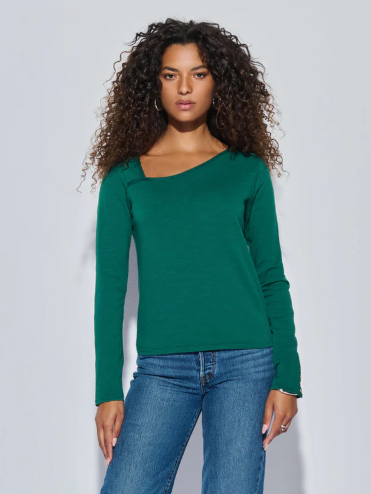 Nation Ltd Anita Asymmetrical Top - Forest