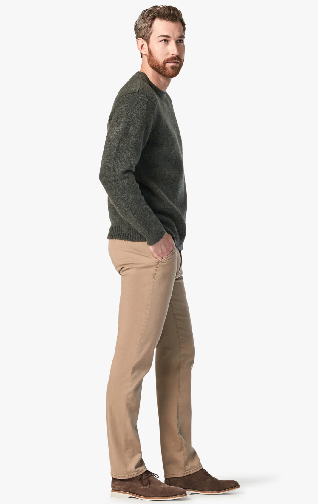 34 Heritage Charisma Chino - Khaki Twill