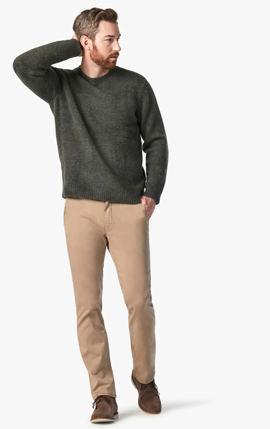 34 Heritage Charisma Chino - Khaki Twill