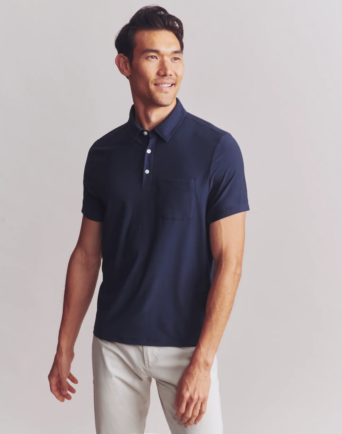 Rhone Apparel WFH Polo - Navy Heather