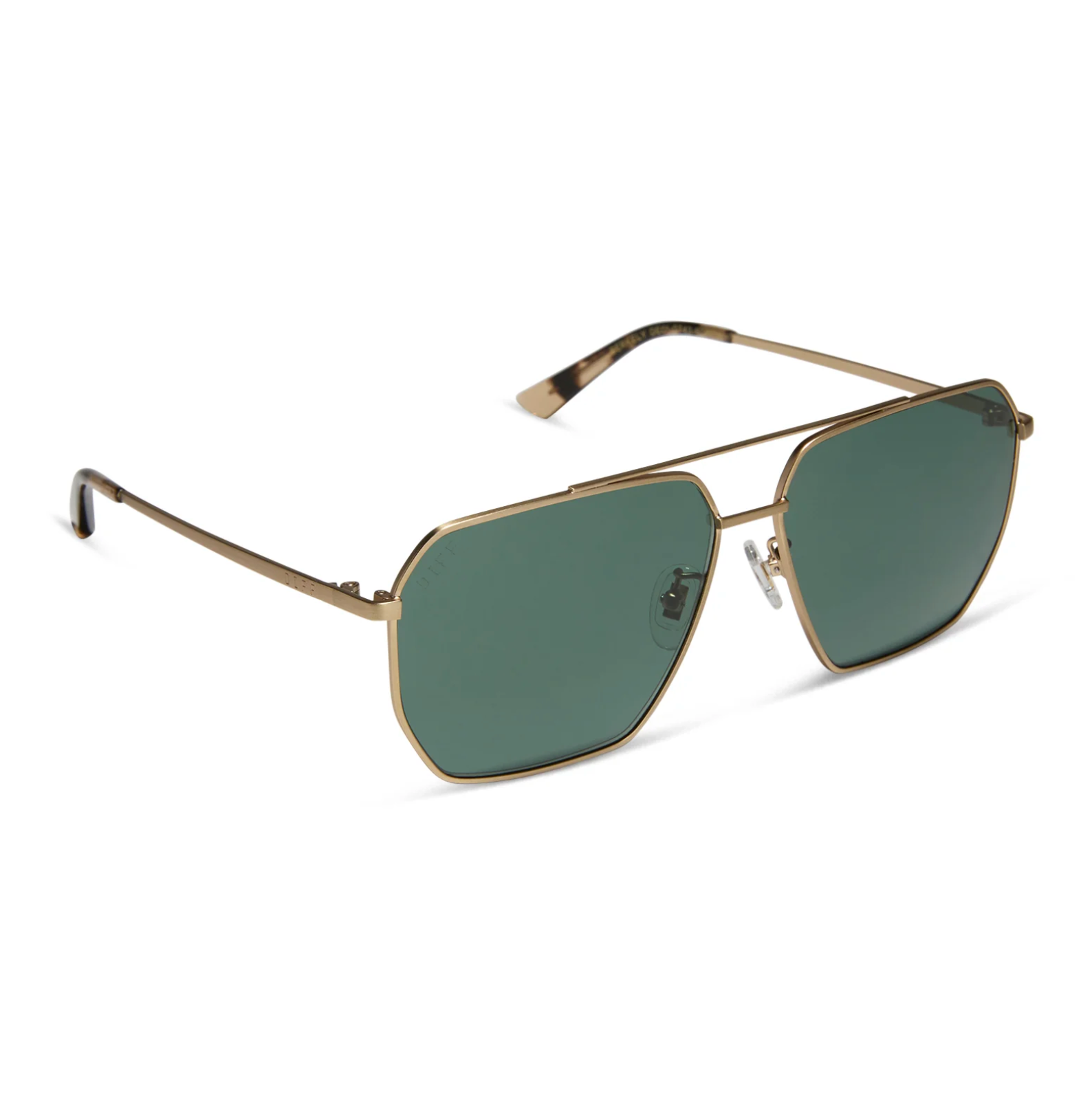 DIFF Eyewear Berkely Sunglasses Brushed Gold G15 SOUTH