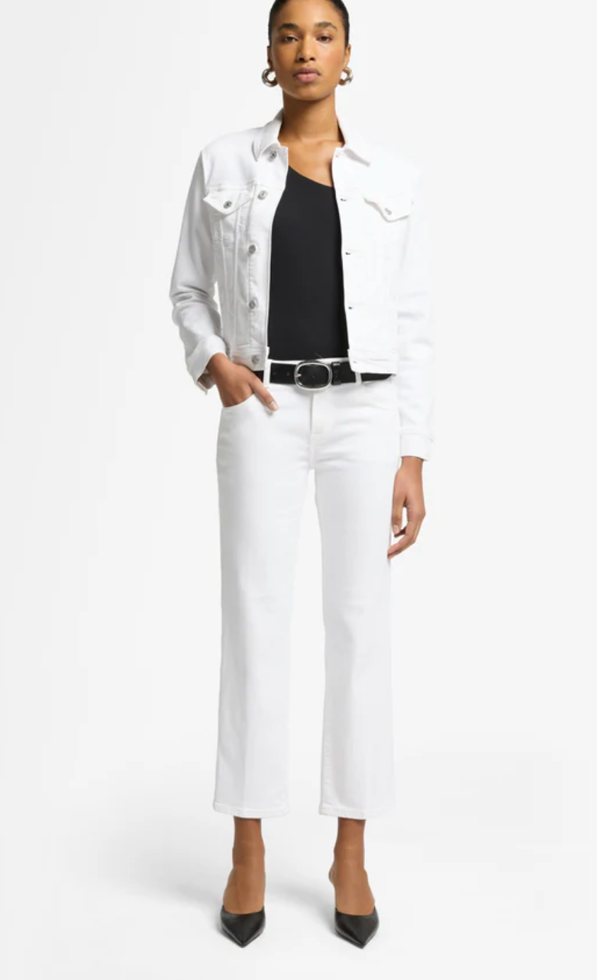 7 For All Mankind Luxe Vintage Callie Straight Ankle - Soleil