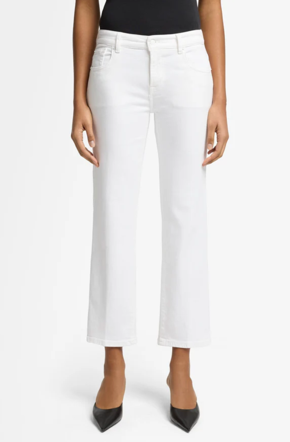 7 For All Mankind Luxe Vintage Callie Straight Ankle - Soleil