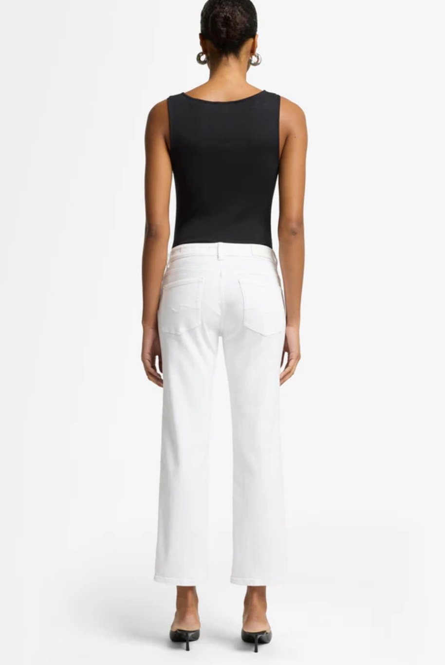 7 For All Mankind Luxe Vintage Callie Straight Ankle - Soleil