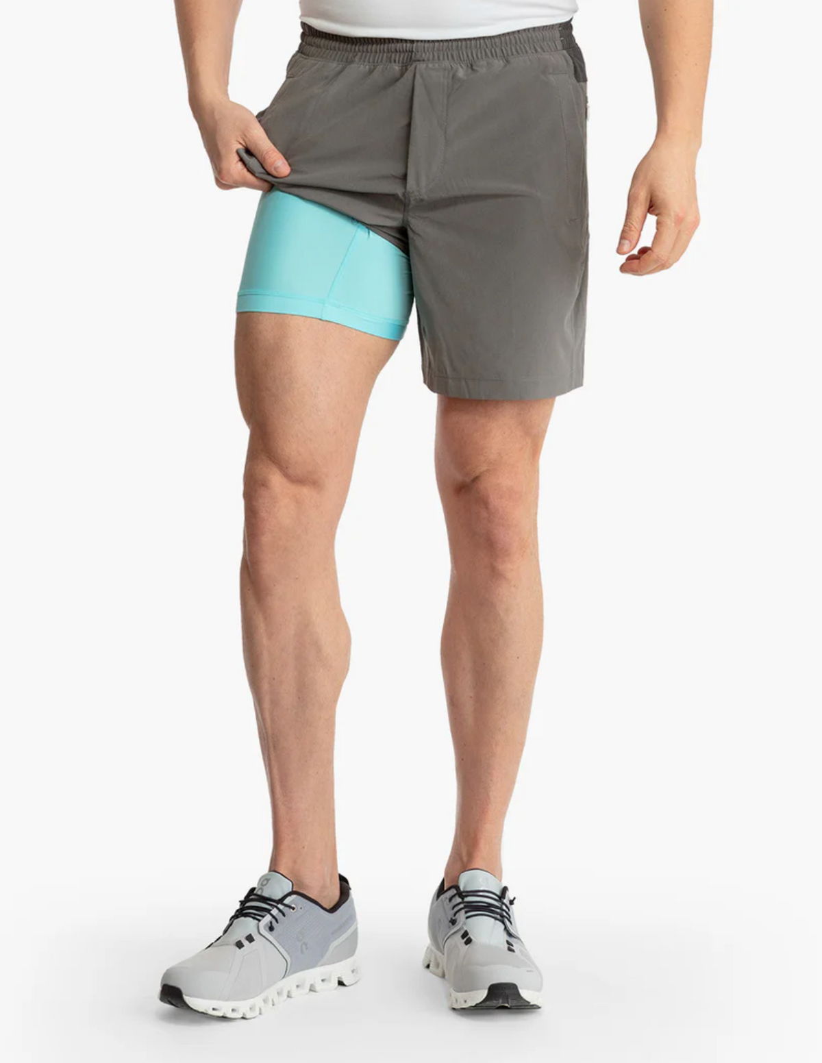 Birddogs Dorito Corleone Gym Shorts 7&quot; - Gray