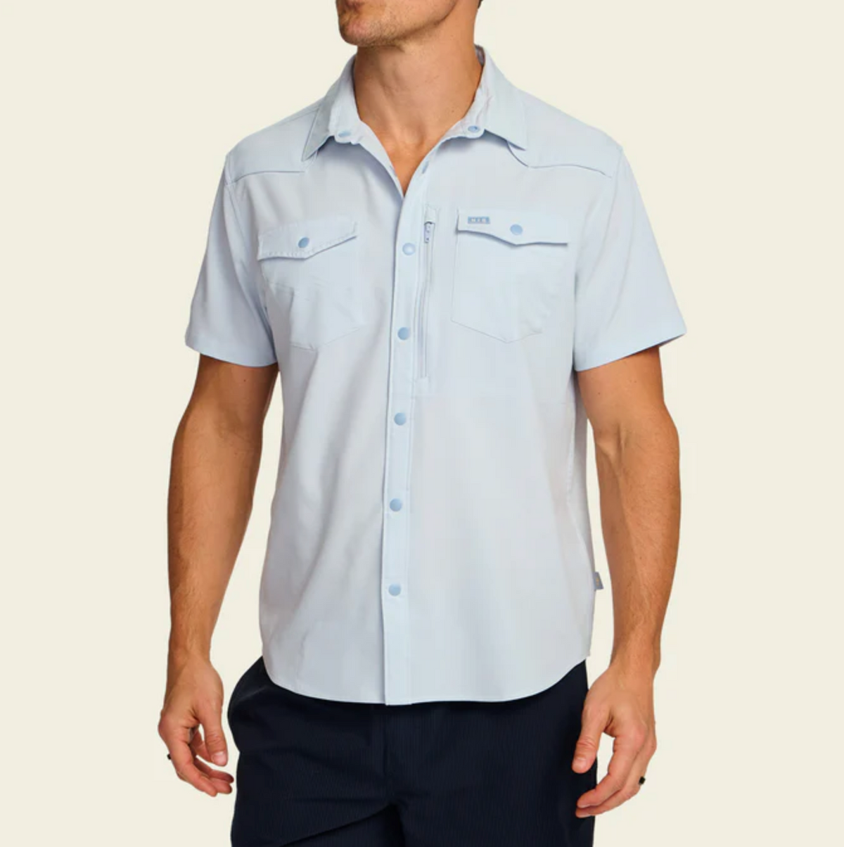 Howler Bros Emerger Tech Shirt - Cloud