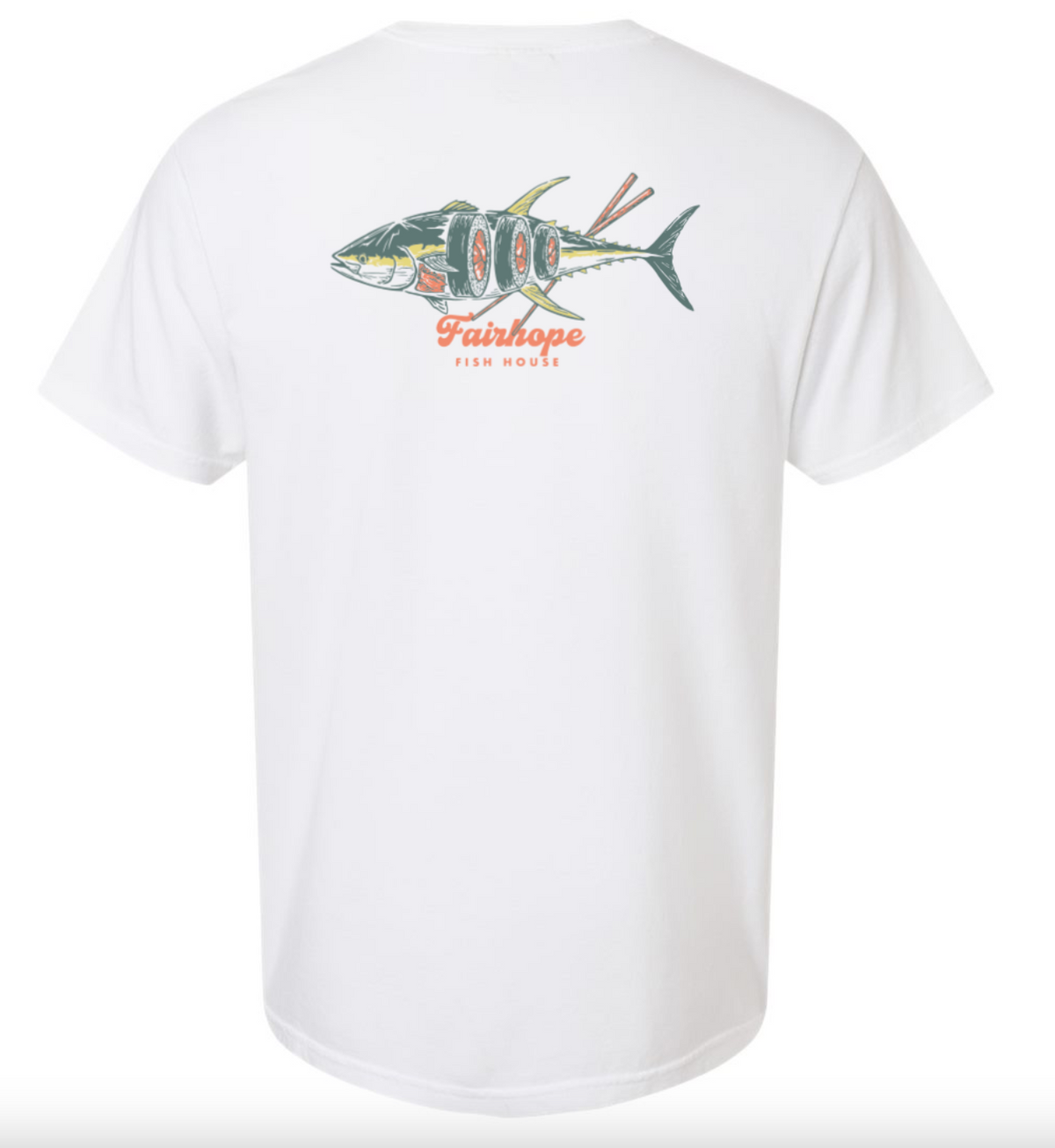 Fairhope Fish House Tuna T-Shirt - White