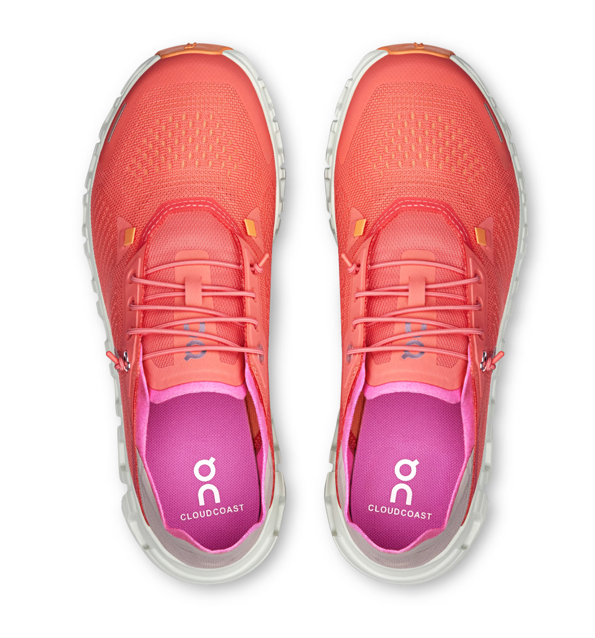 ON Running Women&#39;s Cloud 6 Coast - Salmon/ Pearl