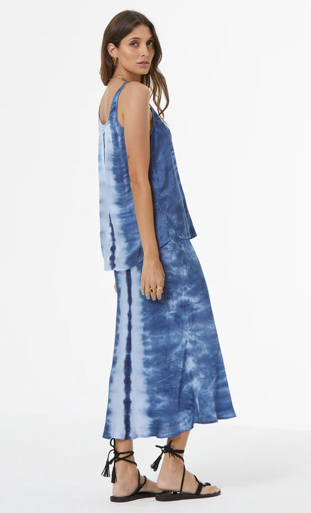Young Fabulous &amp; Broke Felicity Skirt - Aviator Blue Pillar Wash