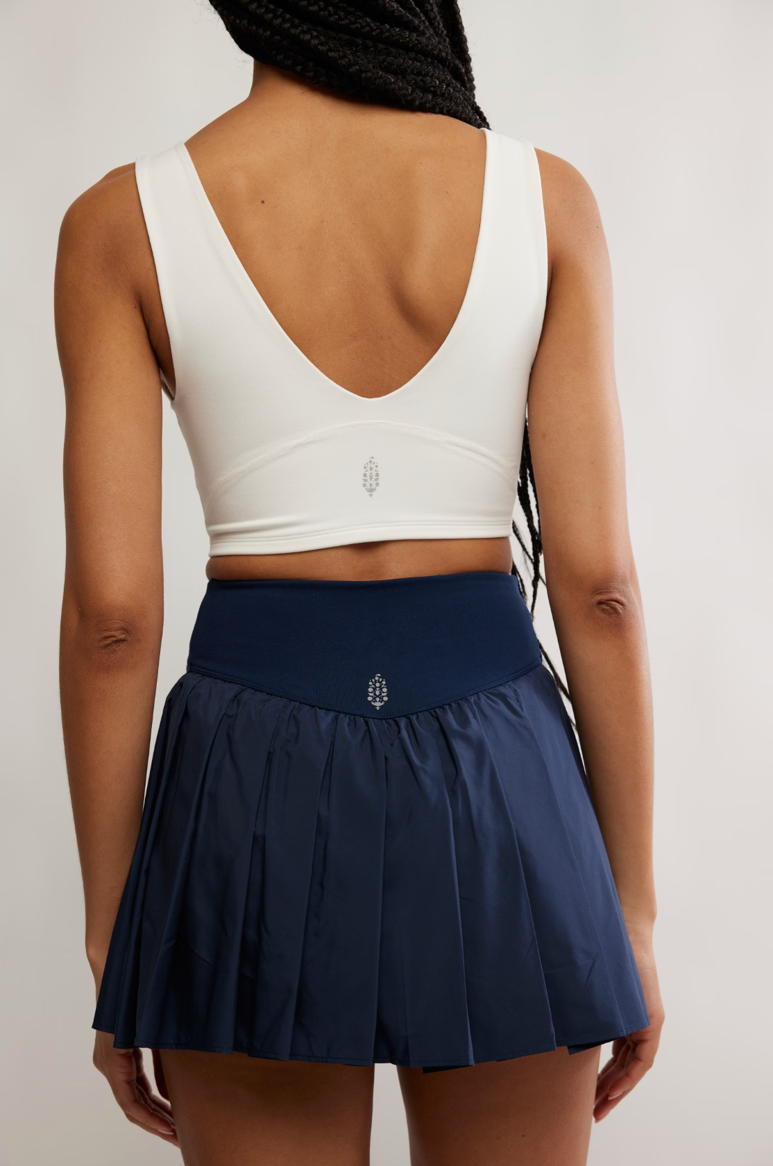Free People Swing of Things Skort - Navy