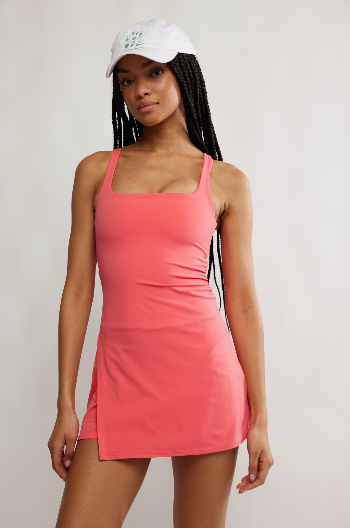 Free People Never Better Dress - Hibiscus