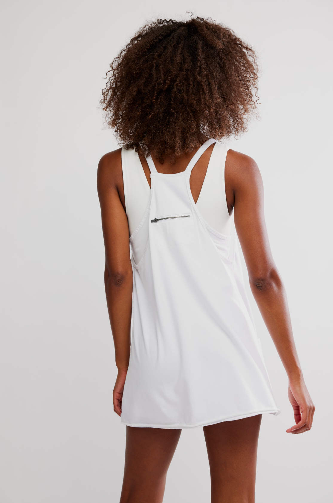 Free People Hot Shot Mini Logo - White/Scarlett