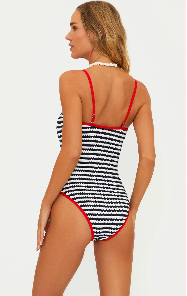 Beach Riot Amber One Piece - Indigo Midnight