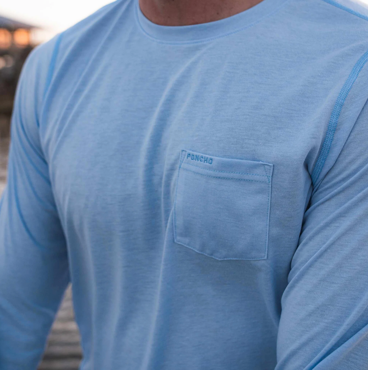 PONCHO Performance Crew - Sky Blue