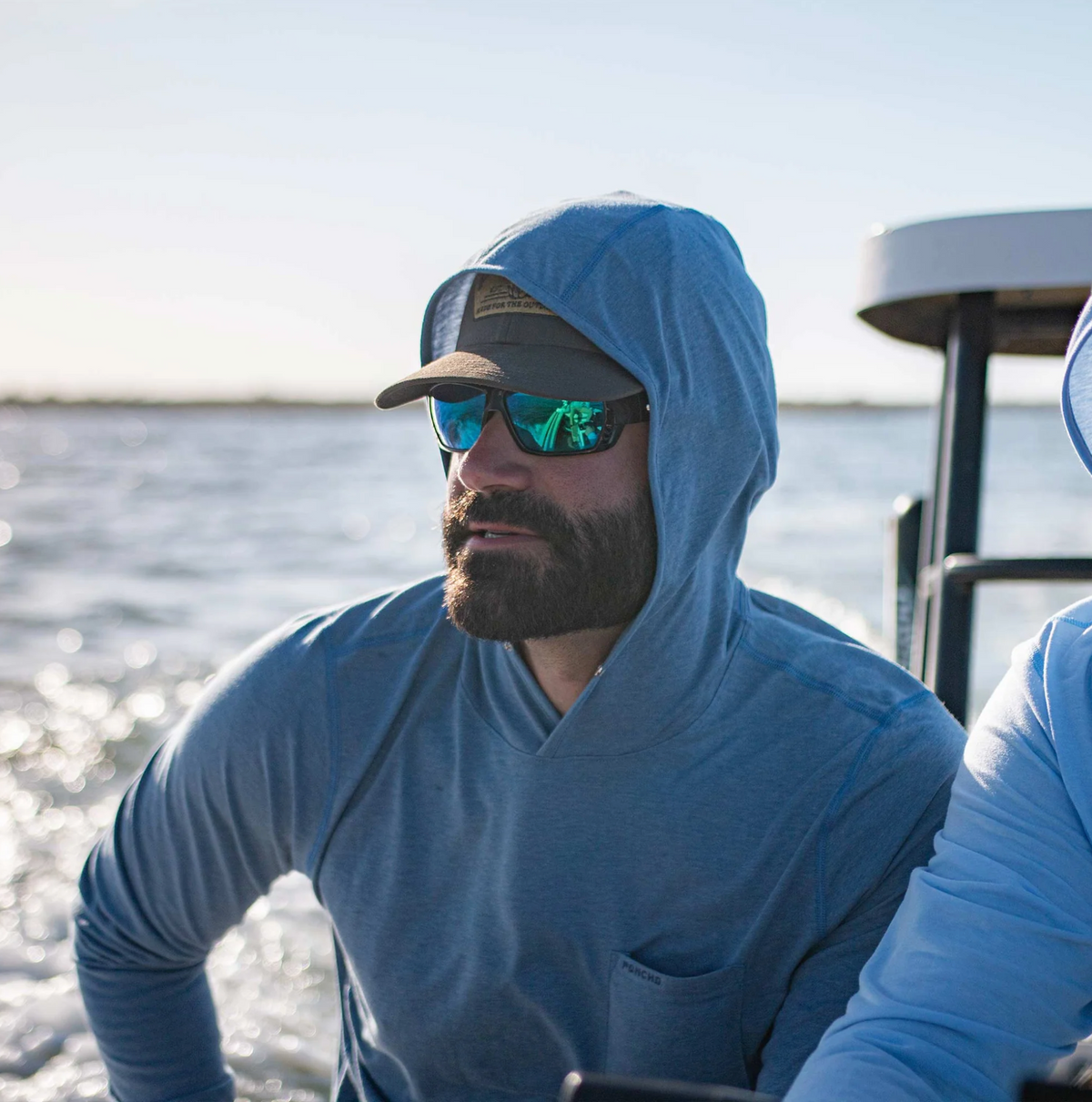 PONCHO Performance Hoodie - Slate Blue