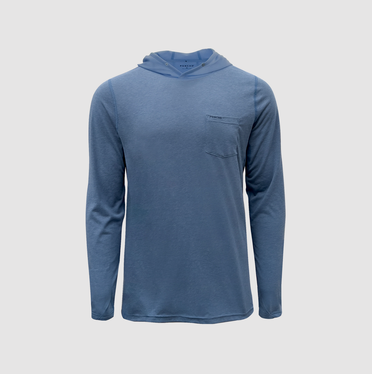 PONCHO Performance Hoodie - Slate Blue