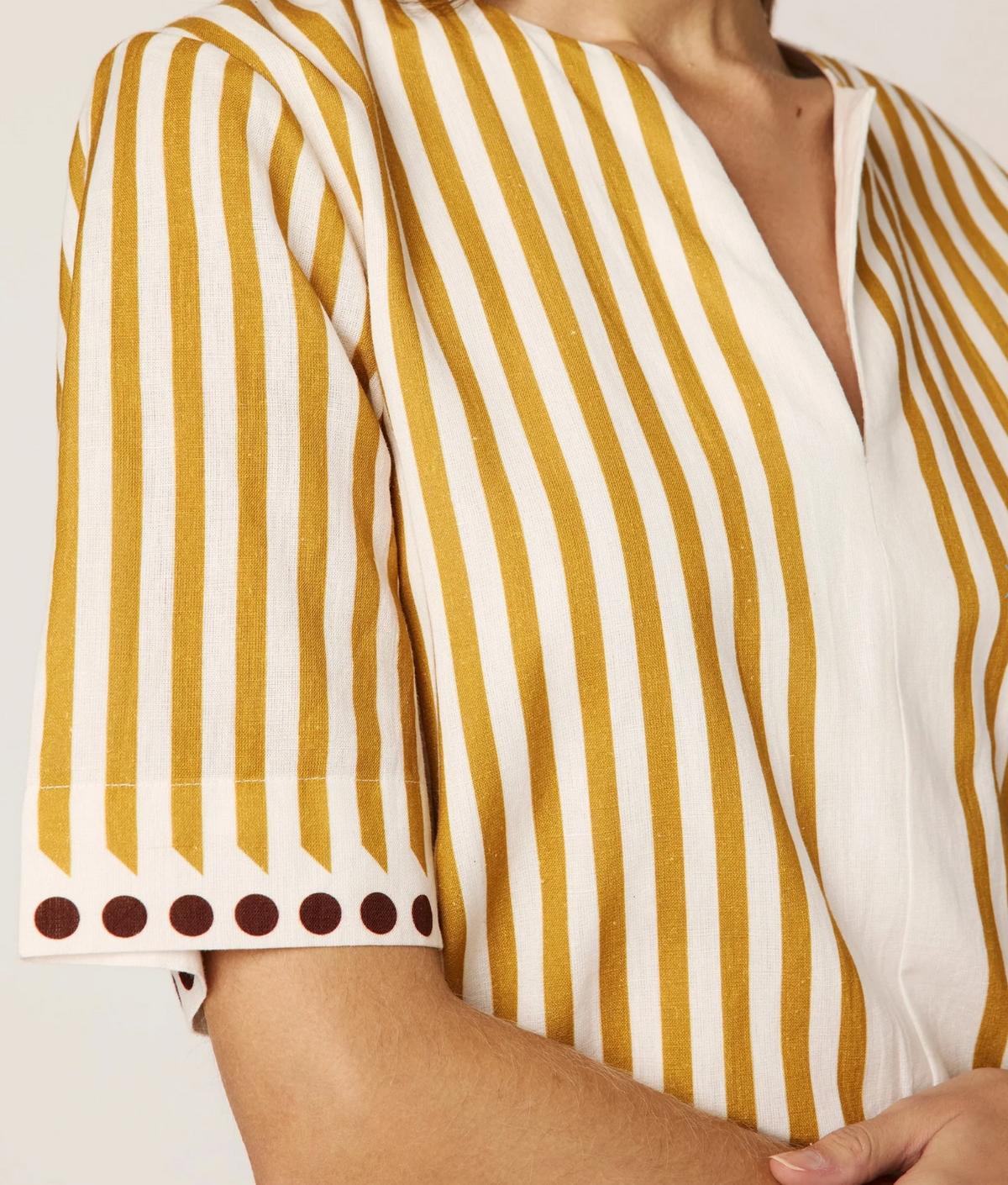 Cleobella Fiona Mini Dress - Lusso Stripe Print