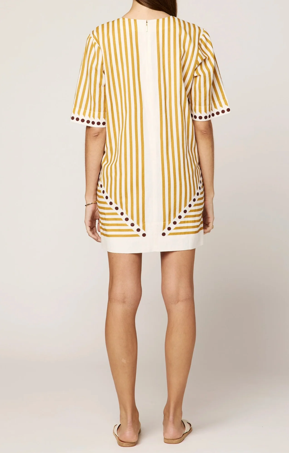 Cleobella Fiona Mini Dress - Lusso Stripe Print