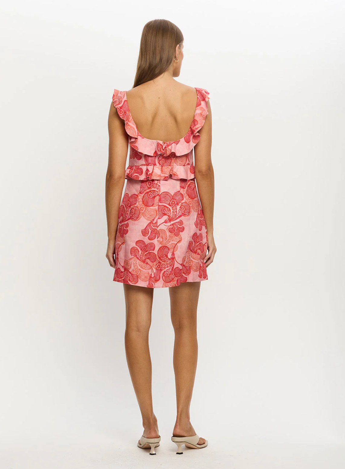 Kivari Riviera Ruffle Mini Dress
