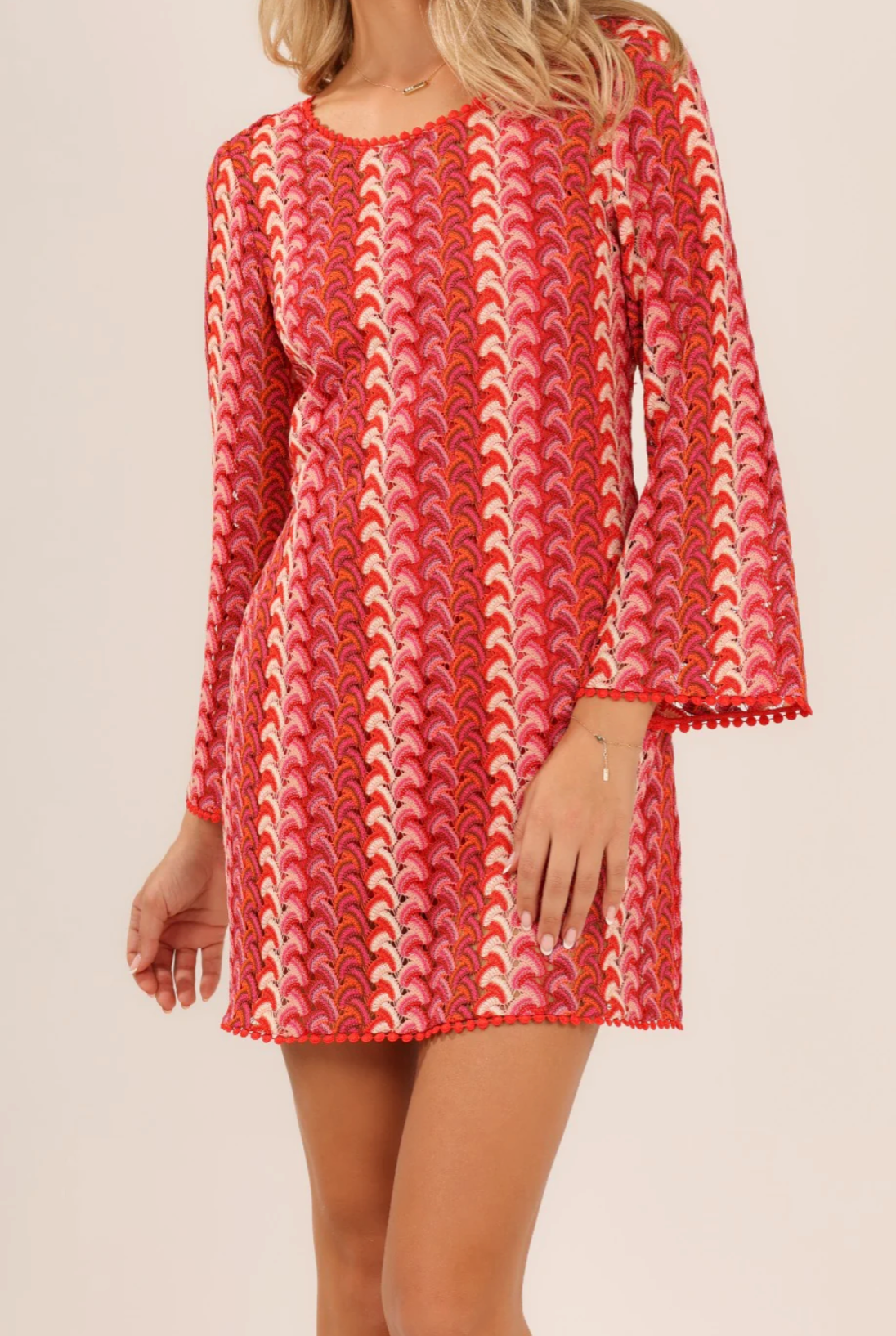 BTB Los Angeles Lagos Mini Dress - Red Multi