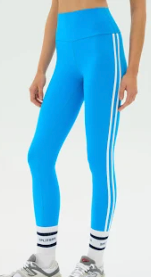 Splits 59 Ella High Waist Airweight 7/8 - Riviera/White