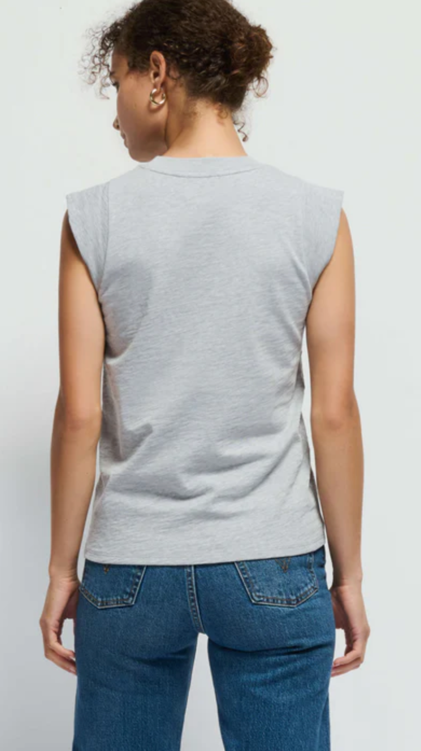 Nation Ltd. Patti Muscle Tank - Heather Grey