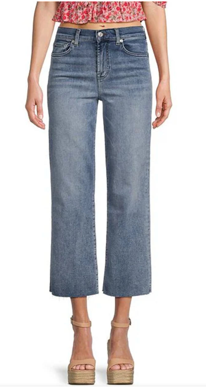 7 For All Mankind Cropped Alexa - Heidi