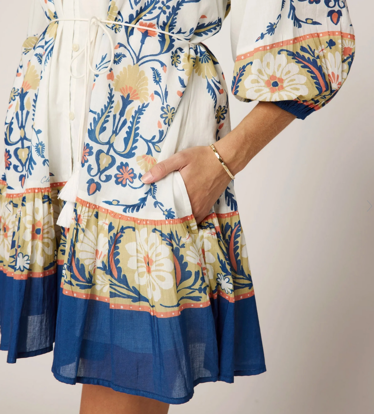 Cleobella Thora Mini Dress - Monaco Print