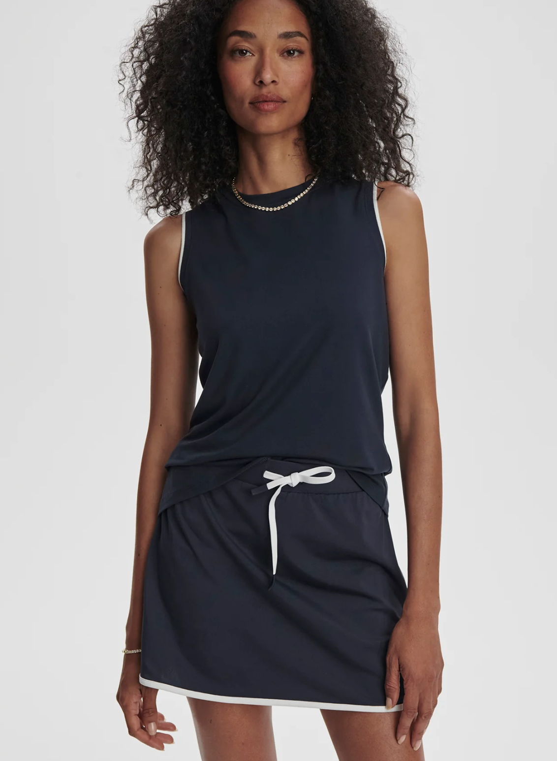 Varley Archer Mid Rise Skort 13.5 - Blue Nights