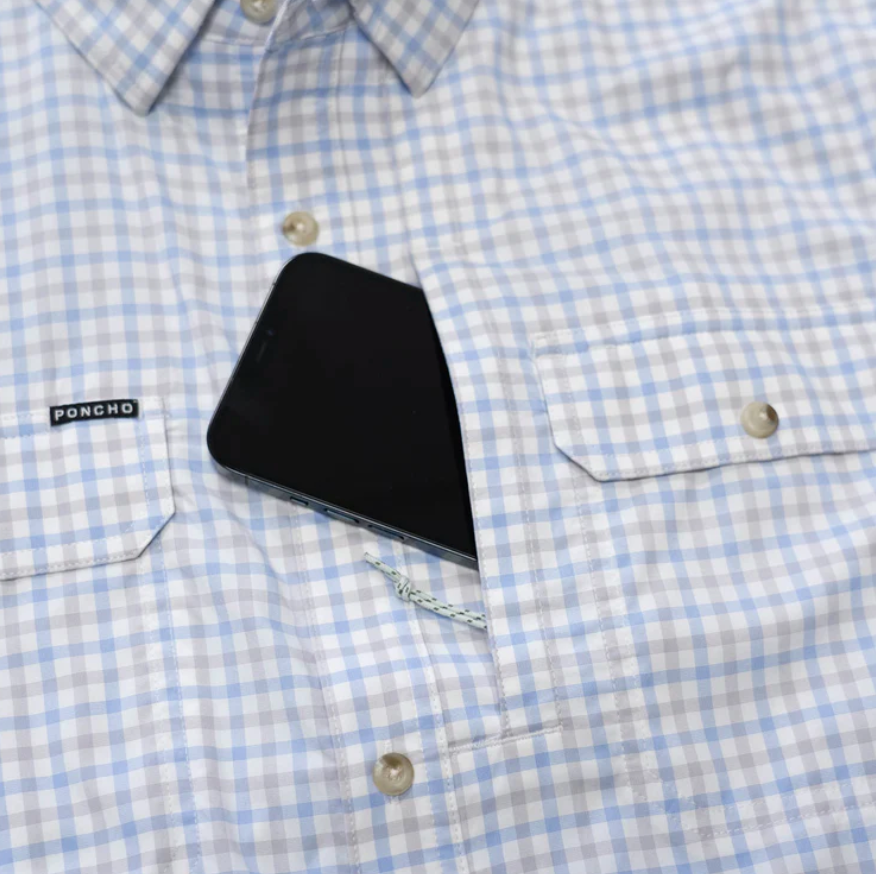 PONCHO Original Short Sleeve Shirt - The Channel Cat