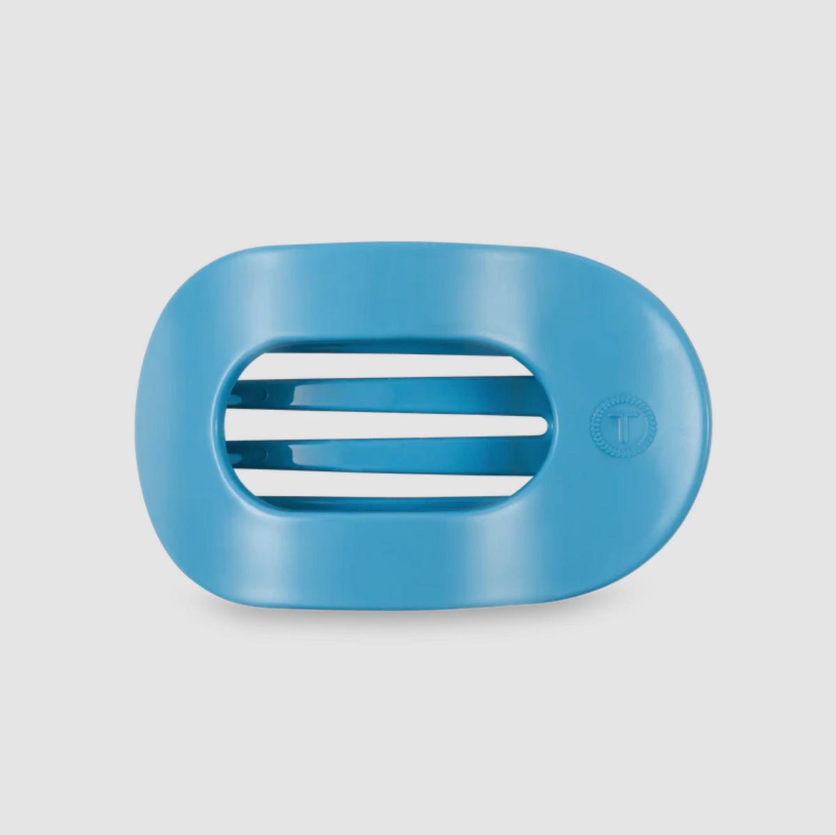 Teleties Flat Round Clip - Summer Sky