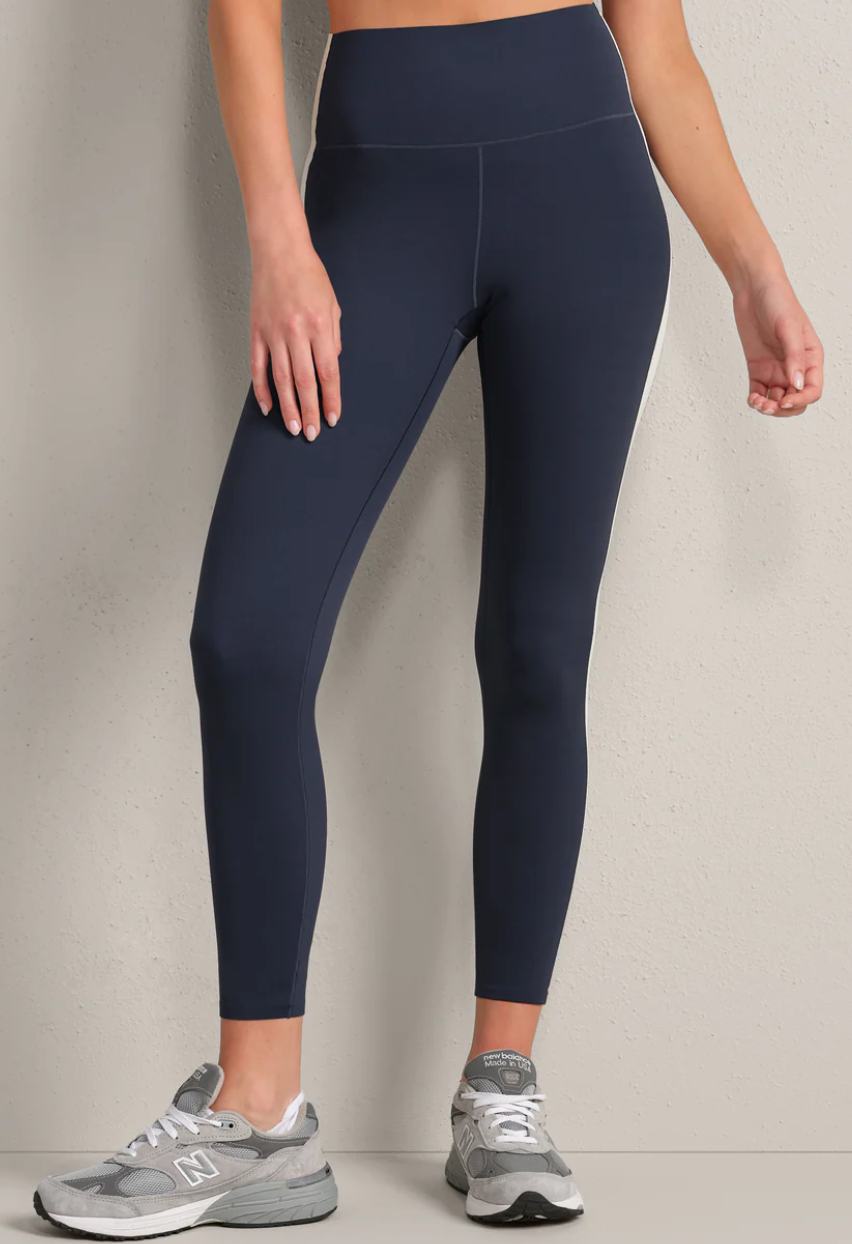 Rhone Apparel ReviveForm Color Block 7/8 Legging - Navy Blue