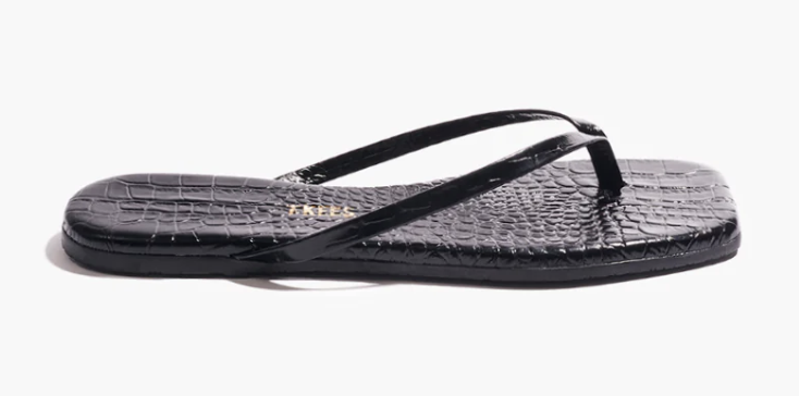Tkees The Square Toe Lily - Sable Croc