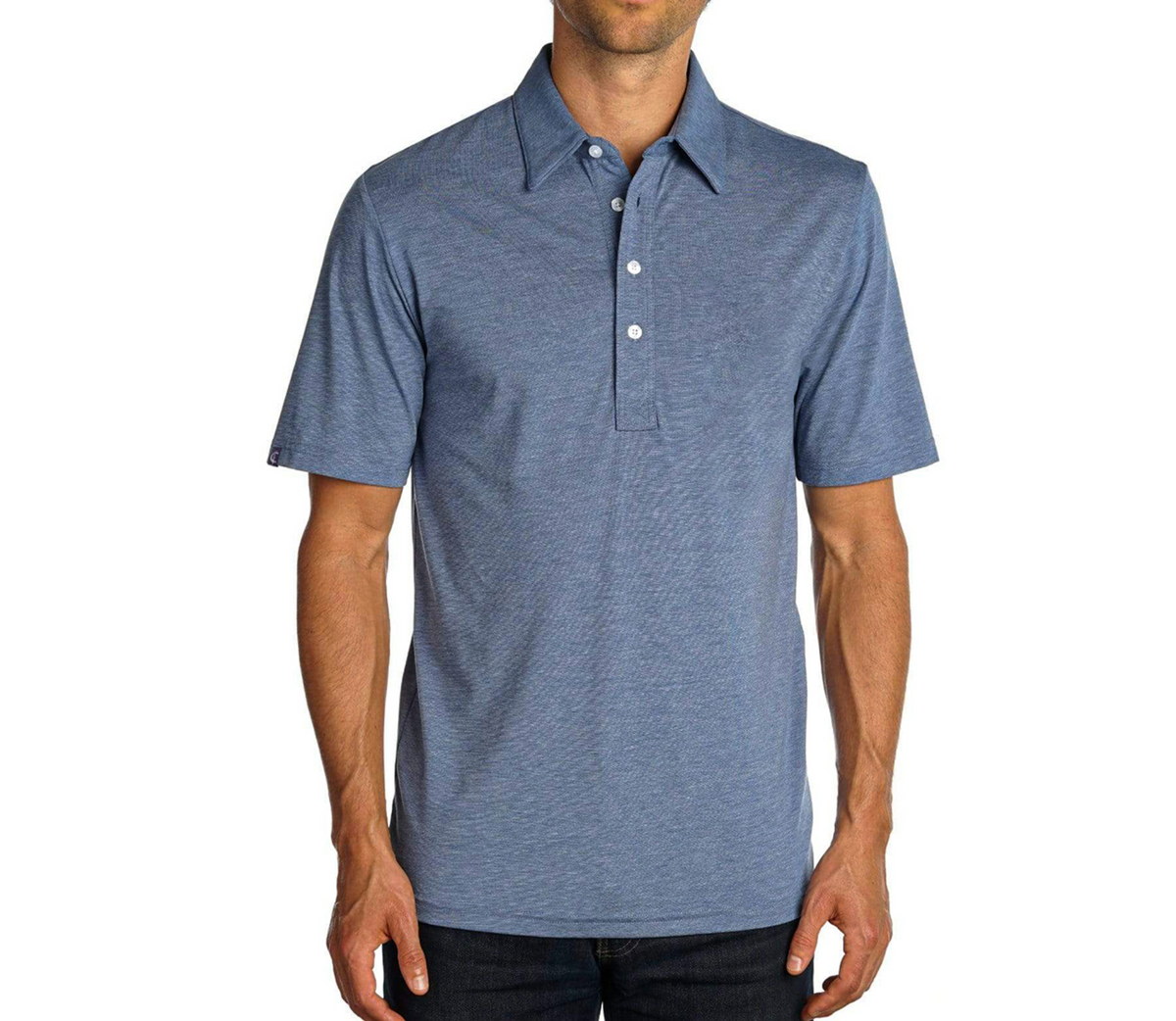 Criquet Performance Range Polo - Blue Jean