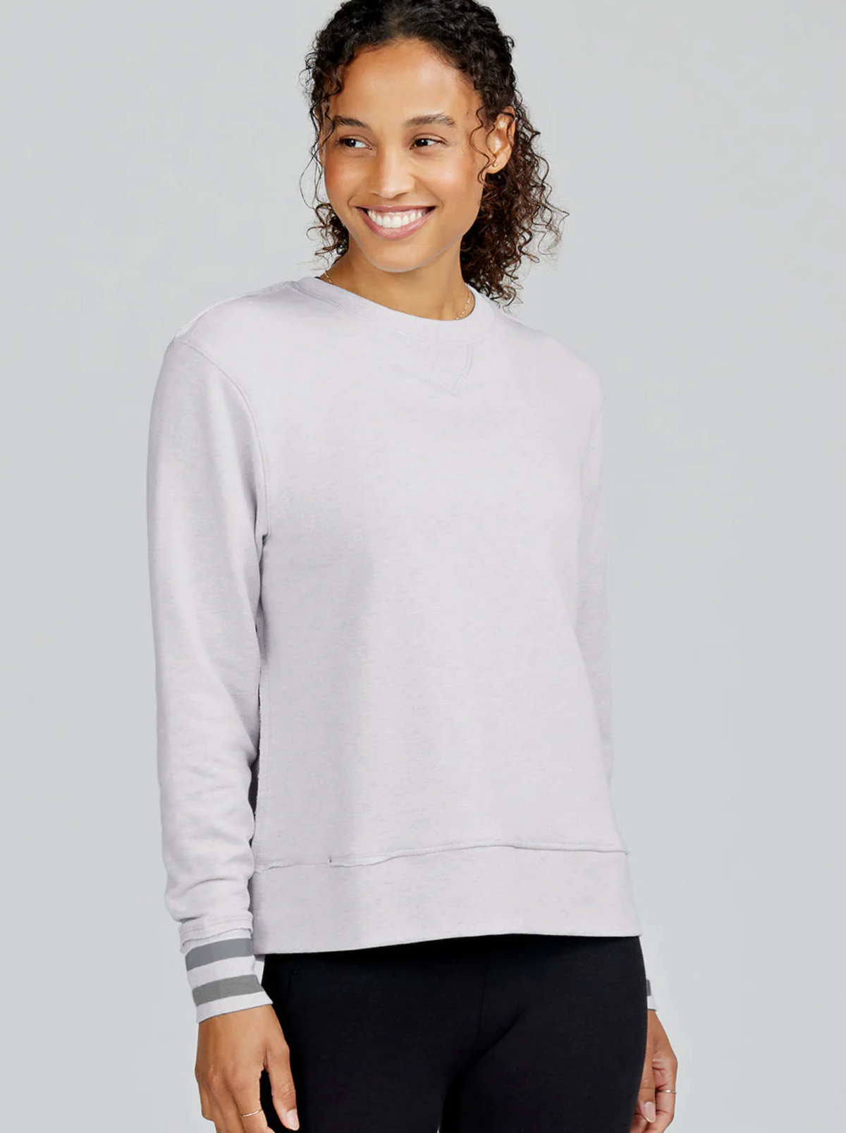 Tasc Clubhouse French Terry Sweatshirt - Light Heather Gray
