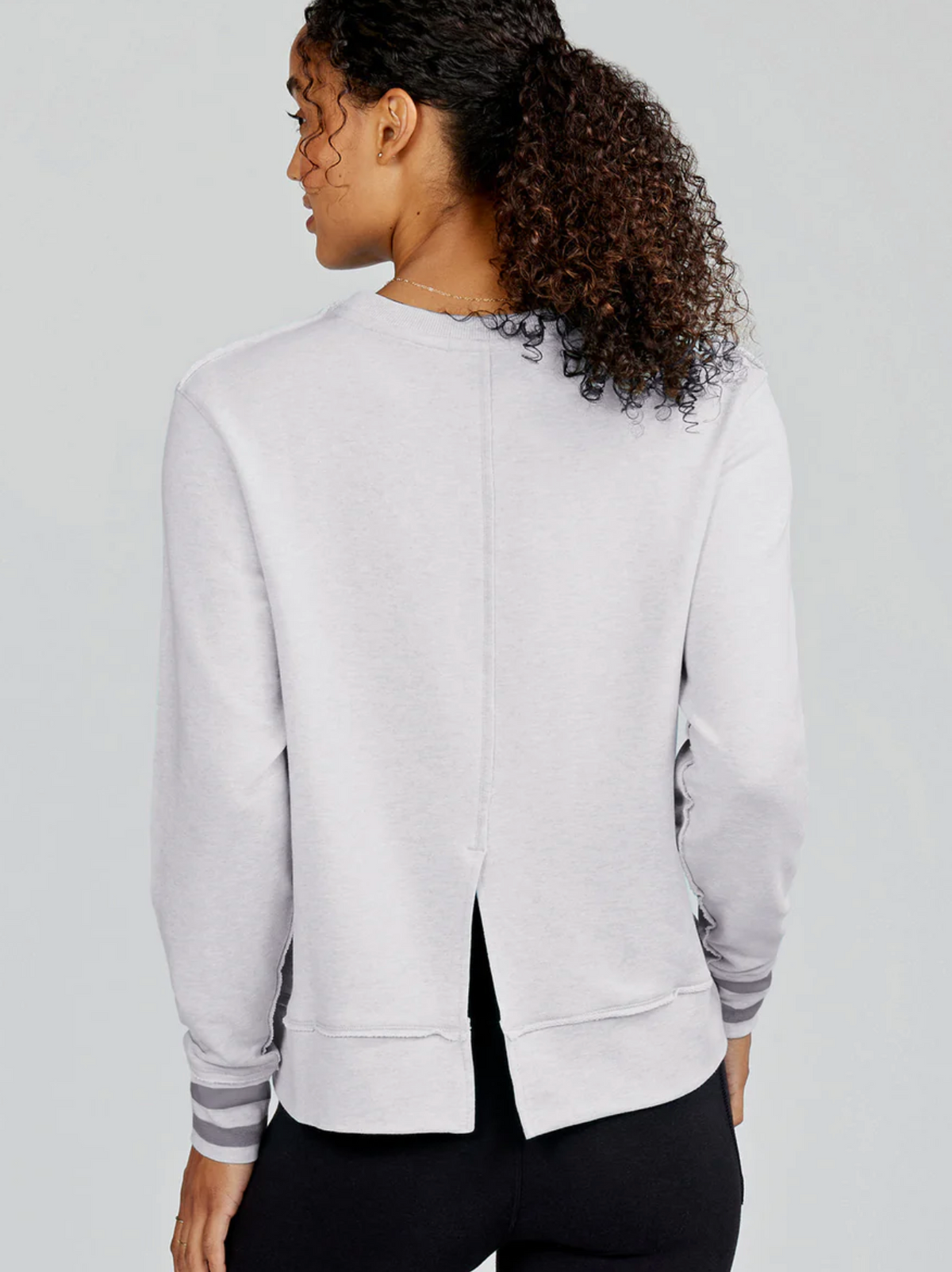 Tasc Clubhouse French Terry Sweatshirt - Light Heather Gray