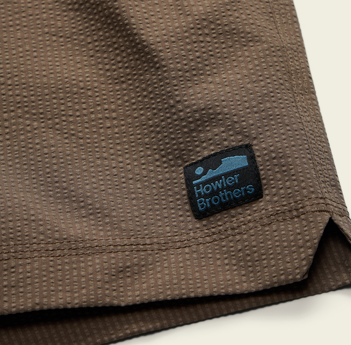 Howler Bros Salado Shorts - Seersucker: Morel