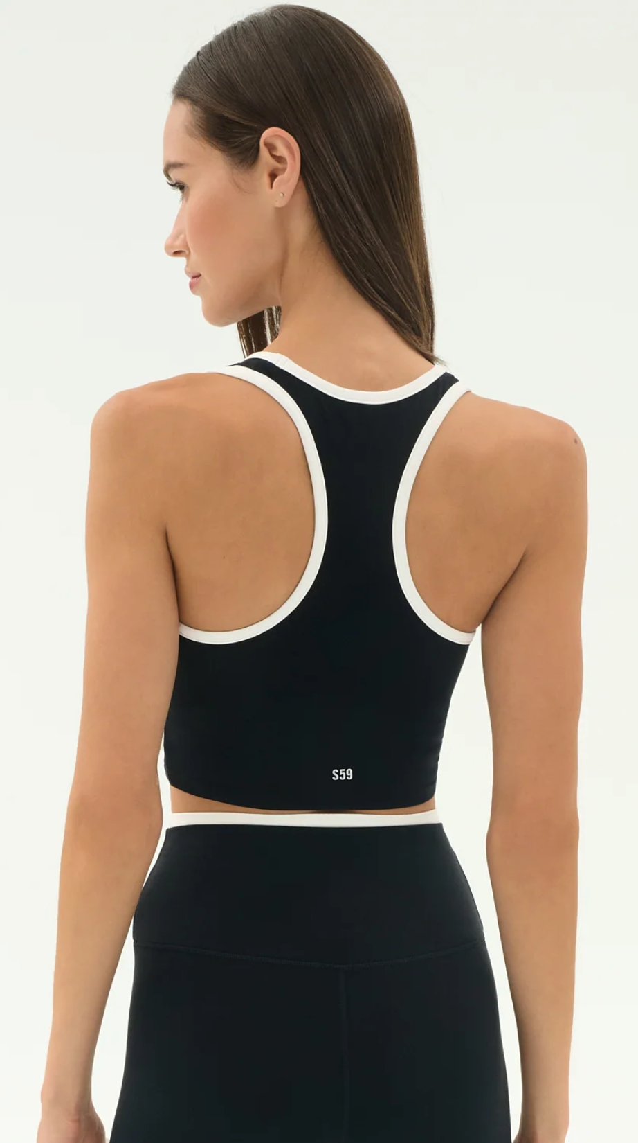 Splits 59 Amber Airweight Bralette - Black and White