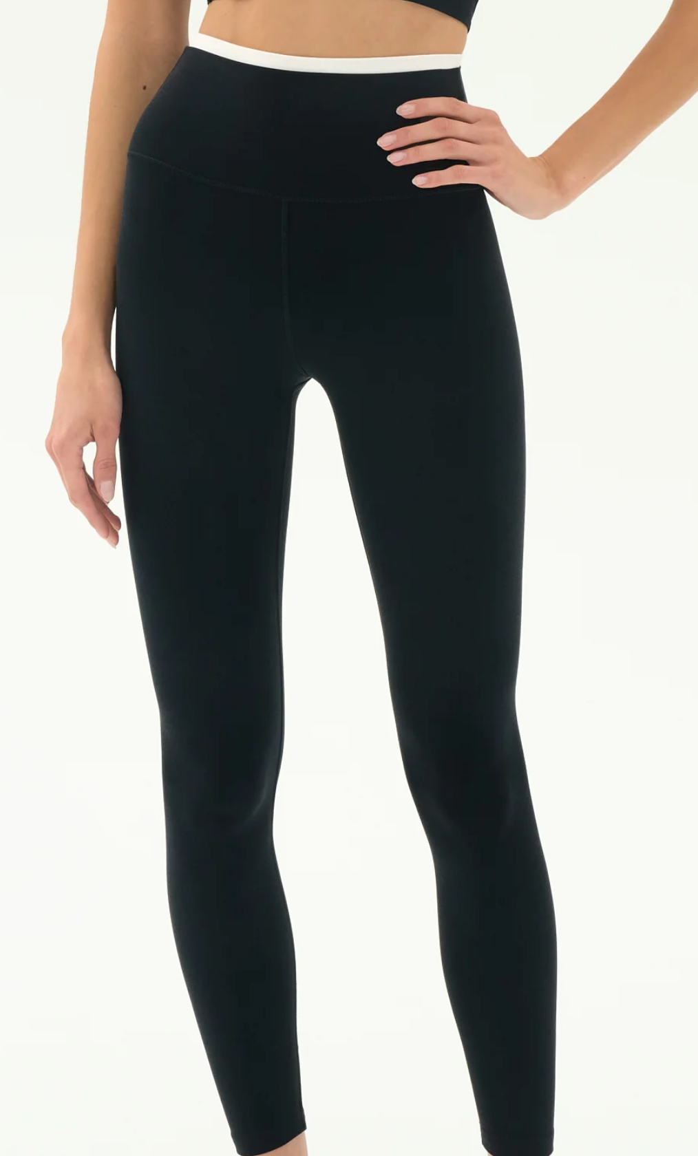 Splits 59 Dual High Waist Airweight 7/8 - Black and White