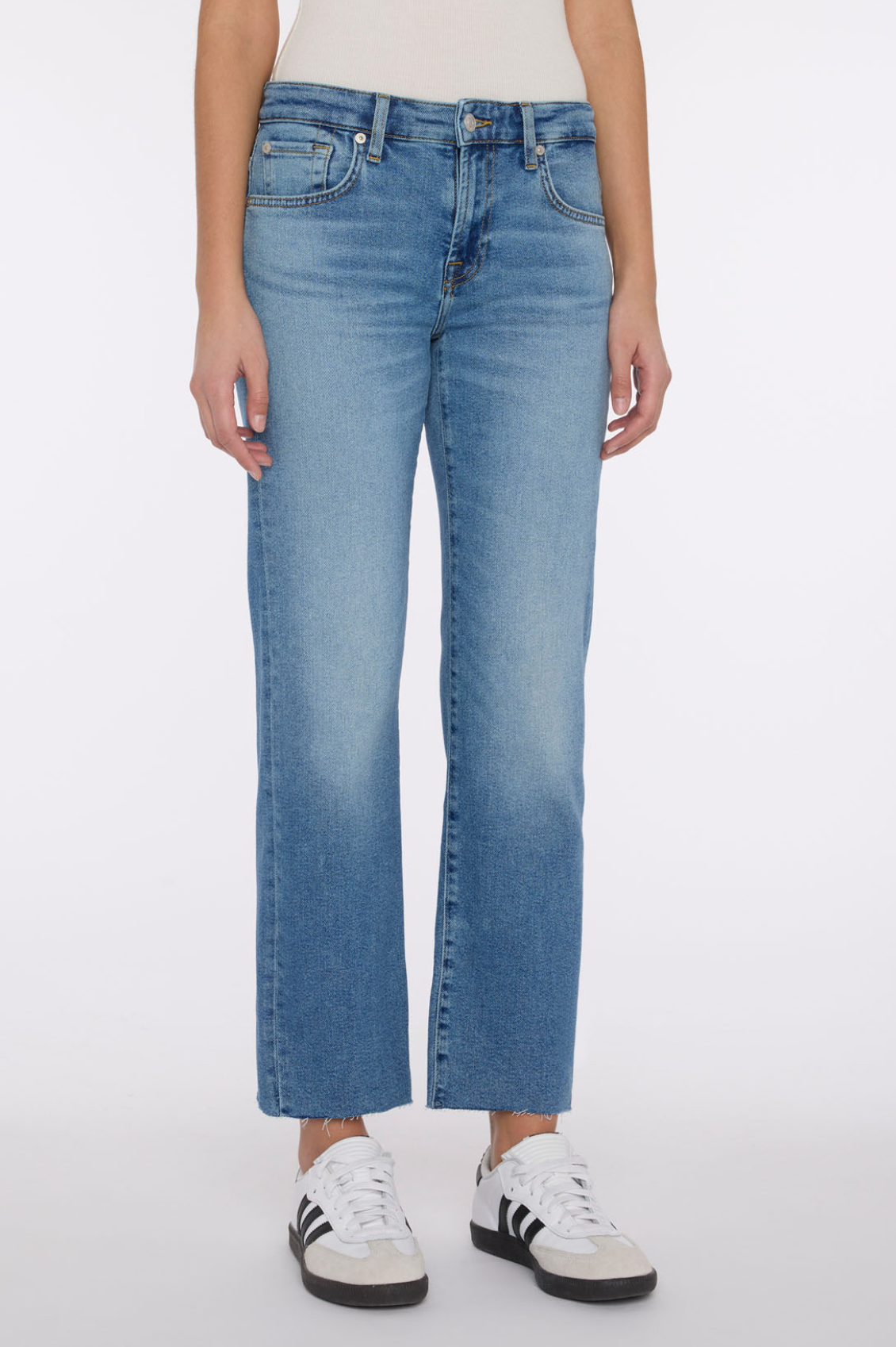 7 For All Mankind Luxe Vintage Callie Straight Ankle - Fancy