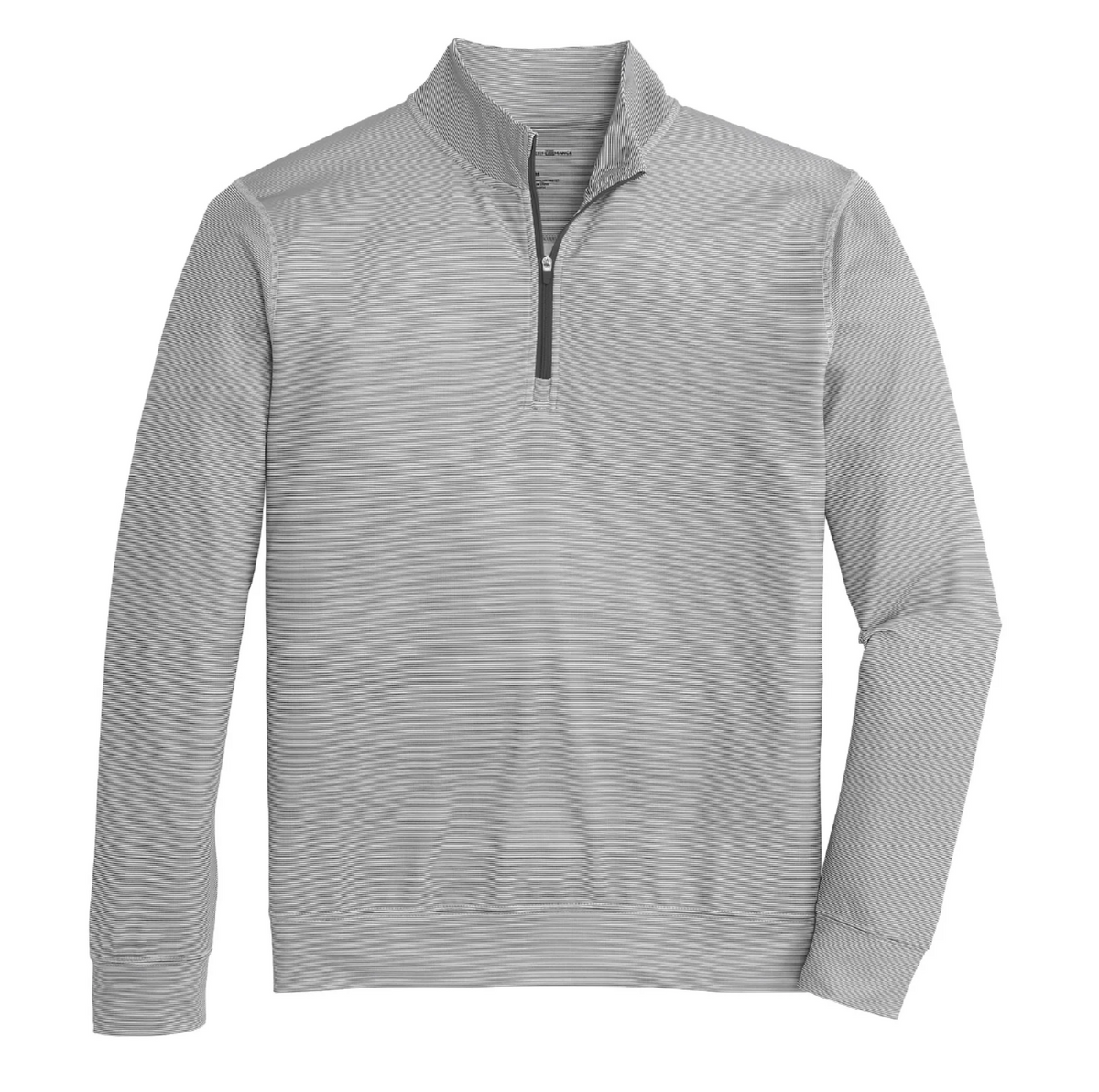 Onward Reserve Hairline Stripe Performance 1/4 Zip - Black