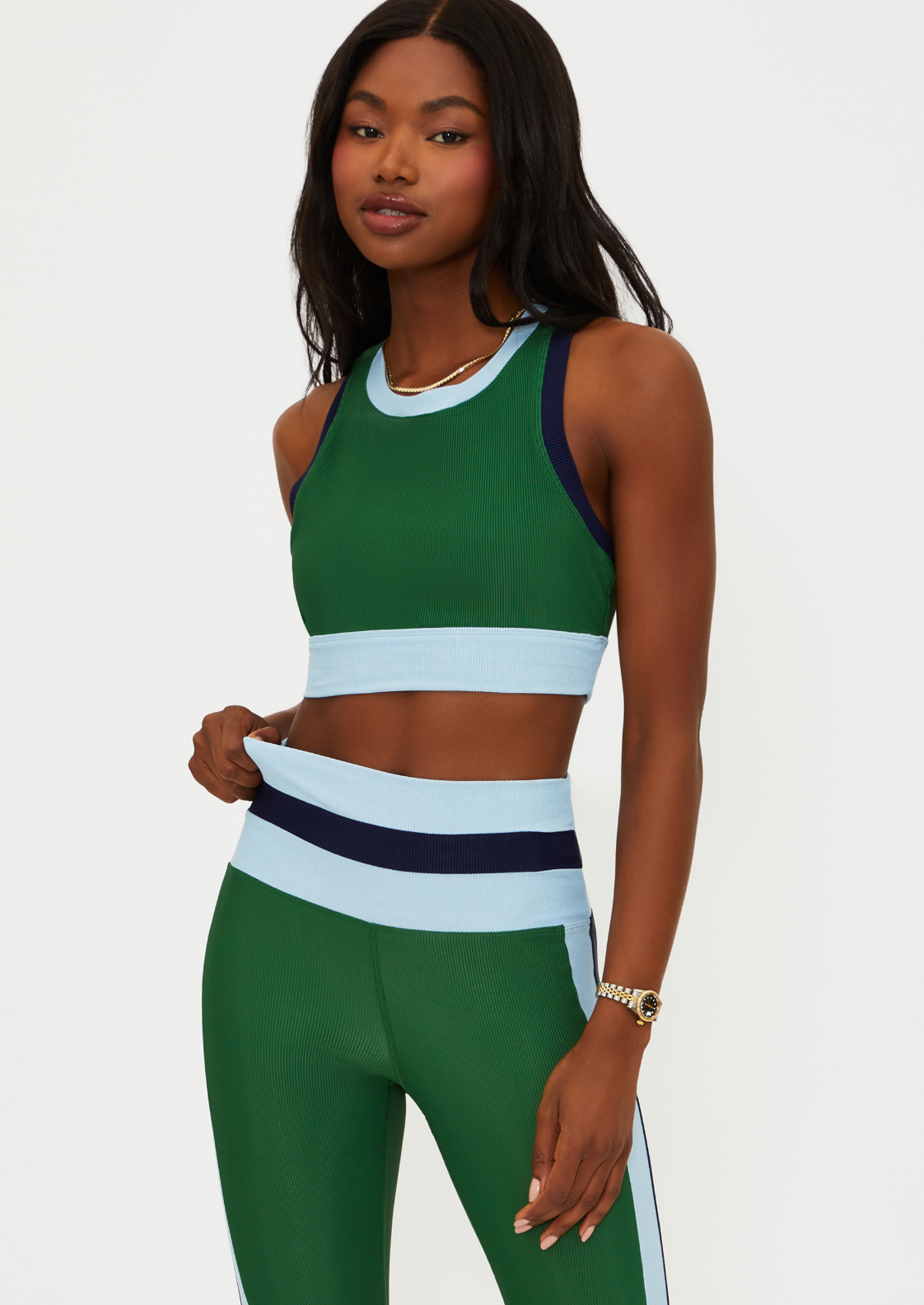 Beach Riot Gwen Top - Ivy Colorblock