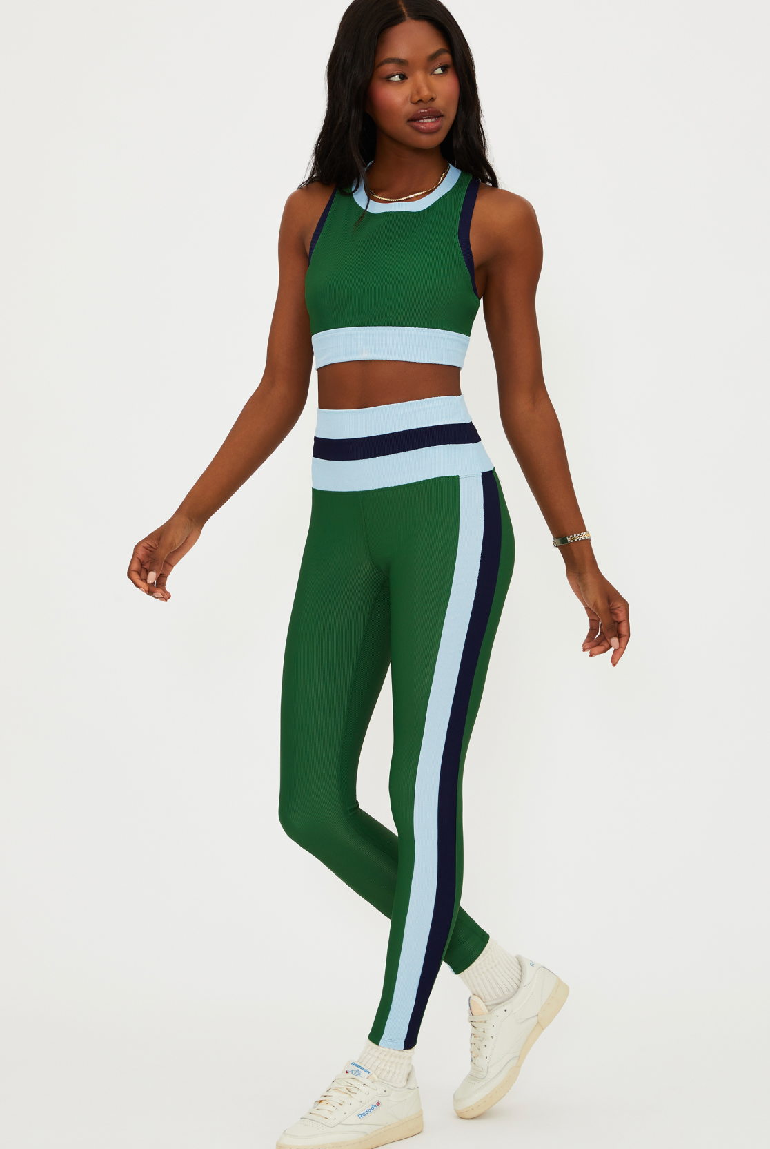 Beach Riot Mariella Legging - Ivy Colorblock