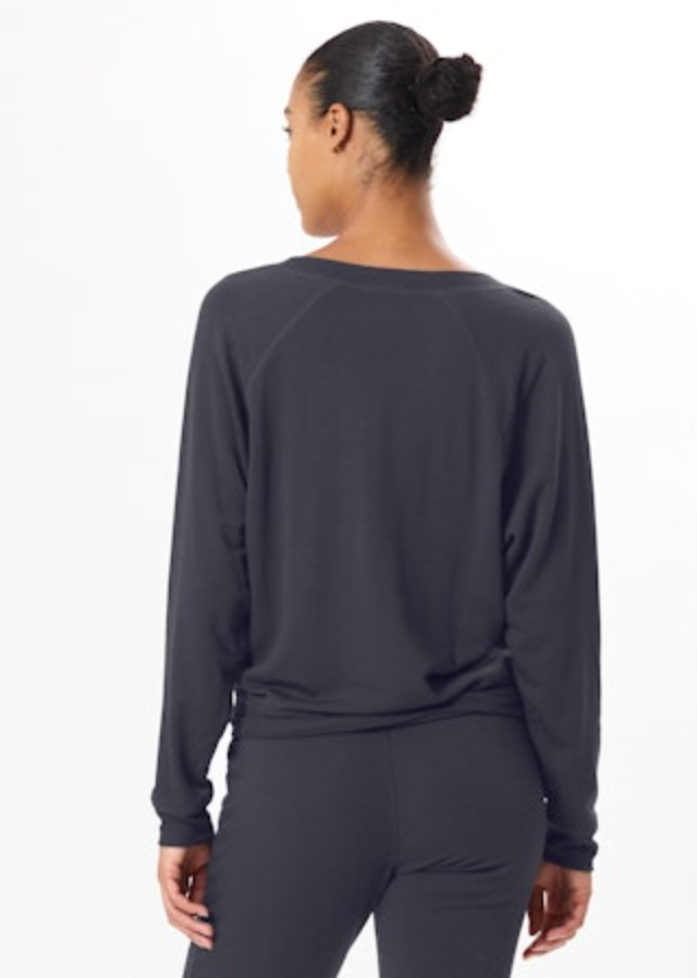 Splits 59 Bennie Fleece V-Neck Sweatshirt - Graphite