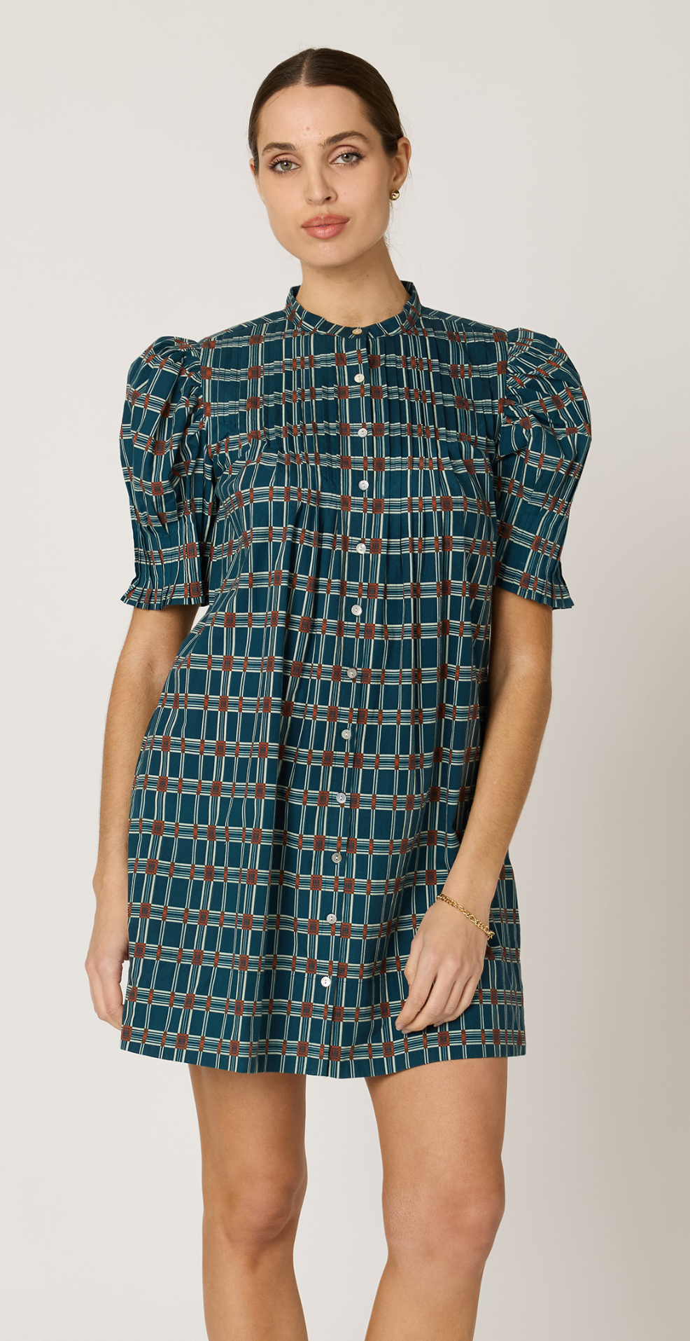 Cleobella Nadia Mini Dress - Santo Stripe Print