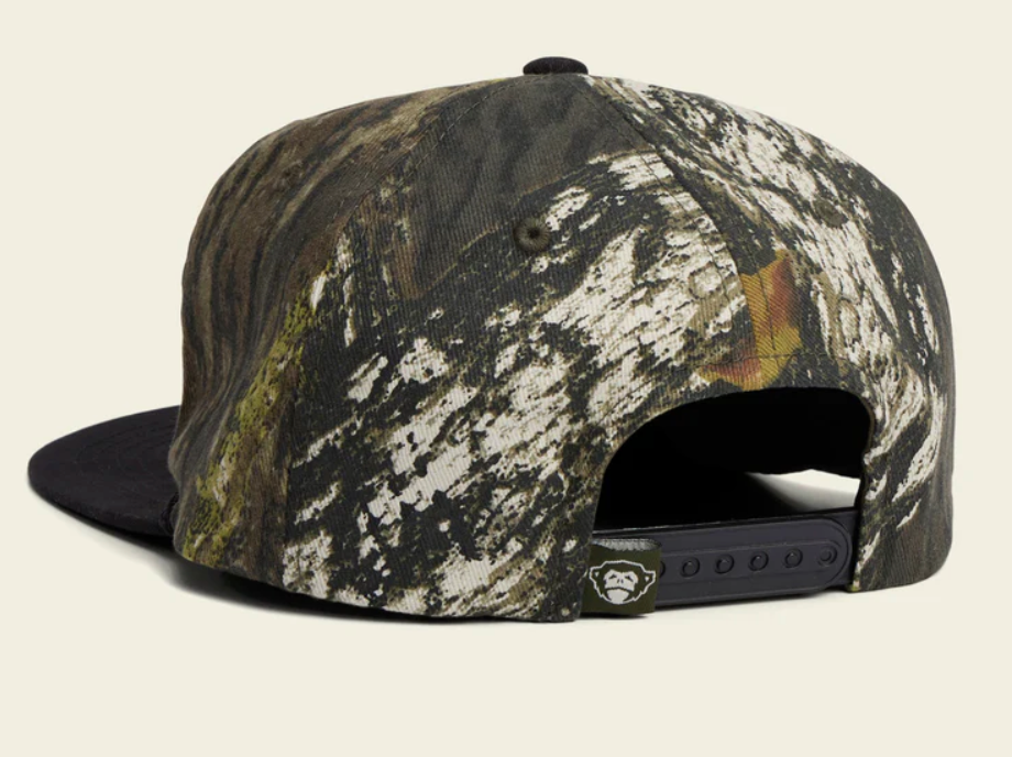Howler Bros Unstructured Snapback Hats - Howler Script/Mossy Oak