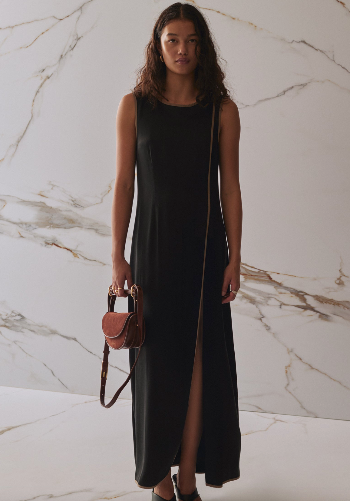 Sancia The Andira Dress - Midnight Sage